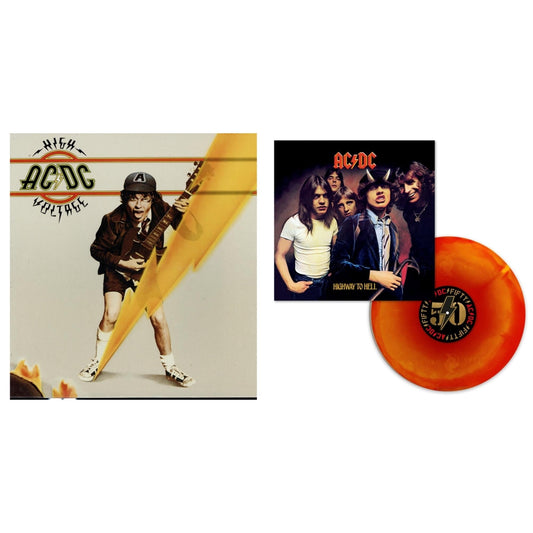 Ac/Dc - Highway To Hell (Orange Blend LP Vinyl) & High Voltage (180G)