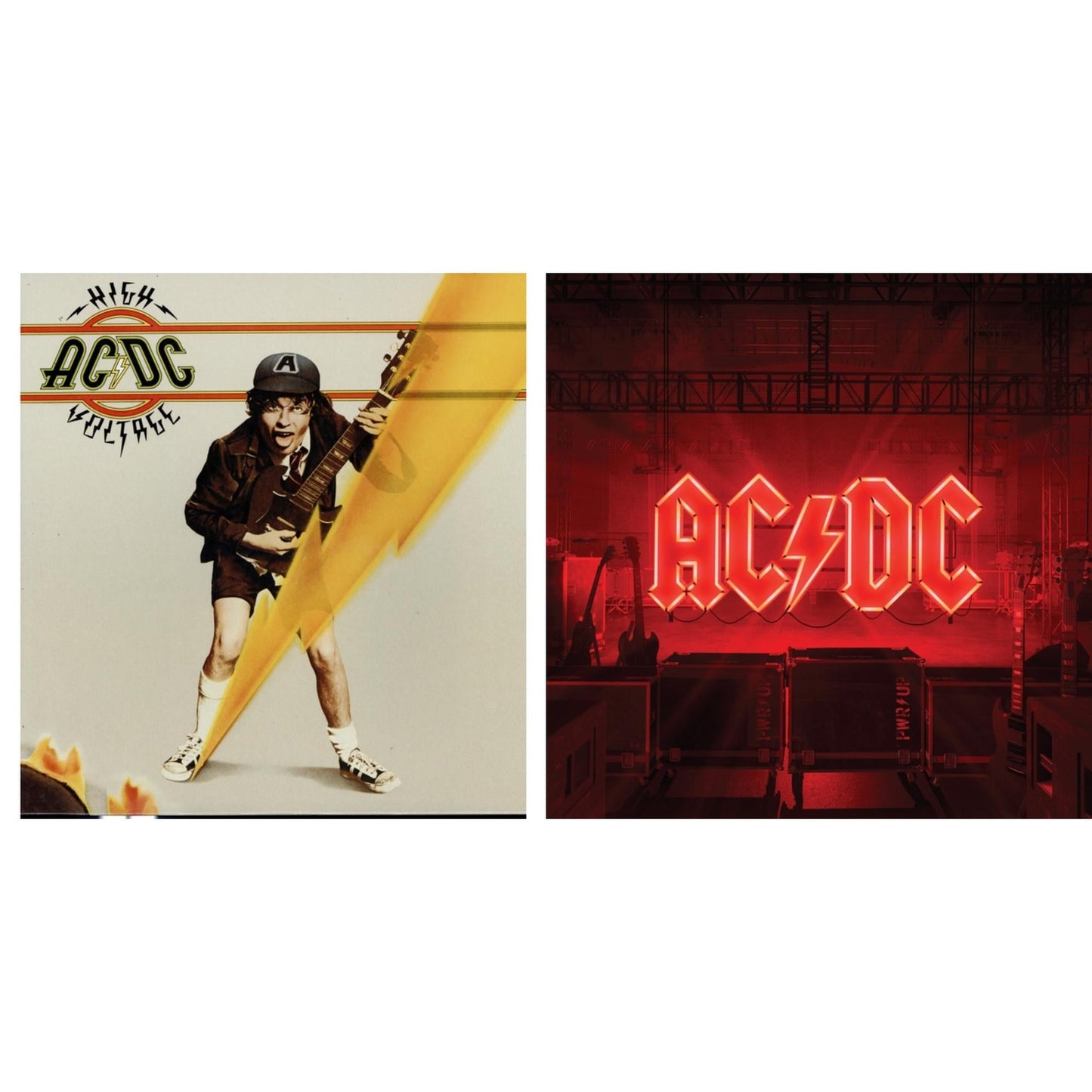 Ac/Dc - High Voltage (180G) & Power Up (180G/Gatefold Jacket/Inner Sleeve) - LP Vinyl Bundle