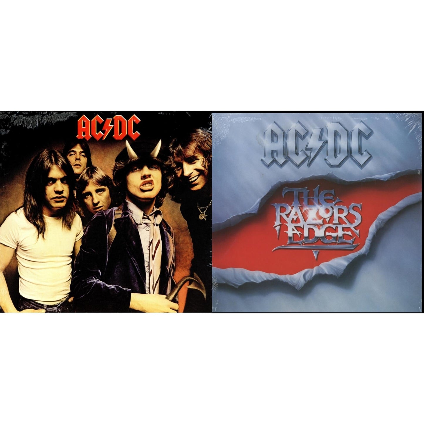 Ac/Dc - Highway To Hell (180G) & Razor’S Edge (180G) - LP Vinyl Bundle