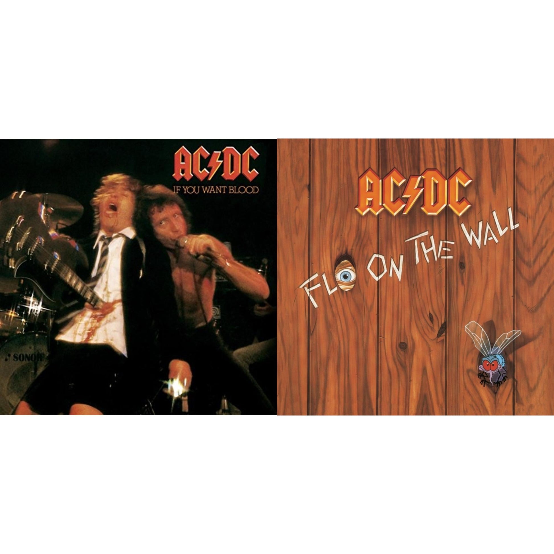Ac/Dc - If You Want Blood You've Got It & Fly On The Wall - CD Bundle
