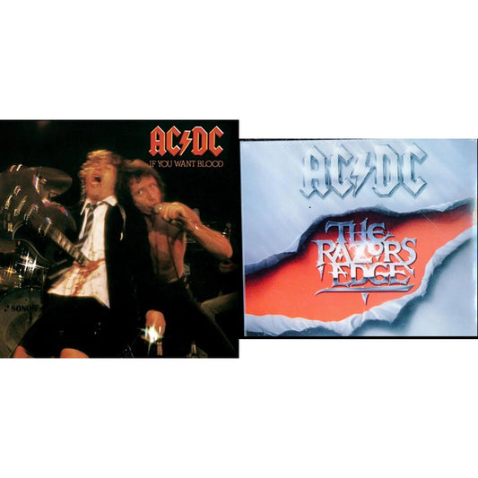 Ac/Dc - If You Want Blood You've Got It & Razor's Edge - CD Bundle