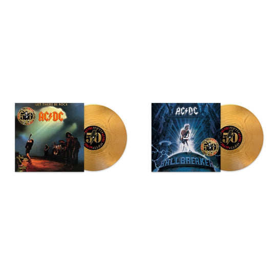 Ac/Dc - Let There Be Rock (50Th Anniversary/Gold Color LP Vinyl) & Ballbreaker (50Th Anniversary/Gold Color LP Vinyl)