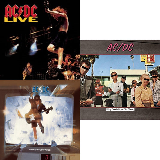 Ac/Dc - Dirty Deeds Done Dirt Cheap & Live & Blow Up Your Video - CD Bundle