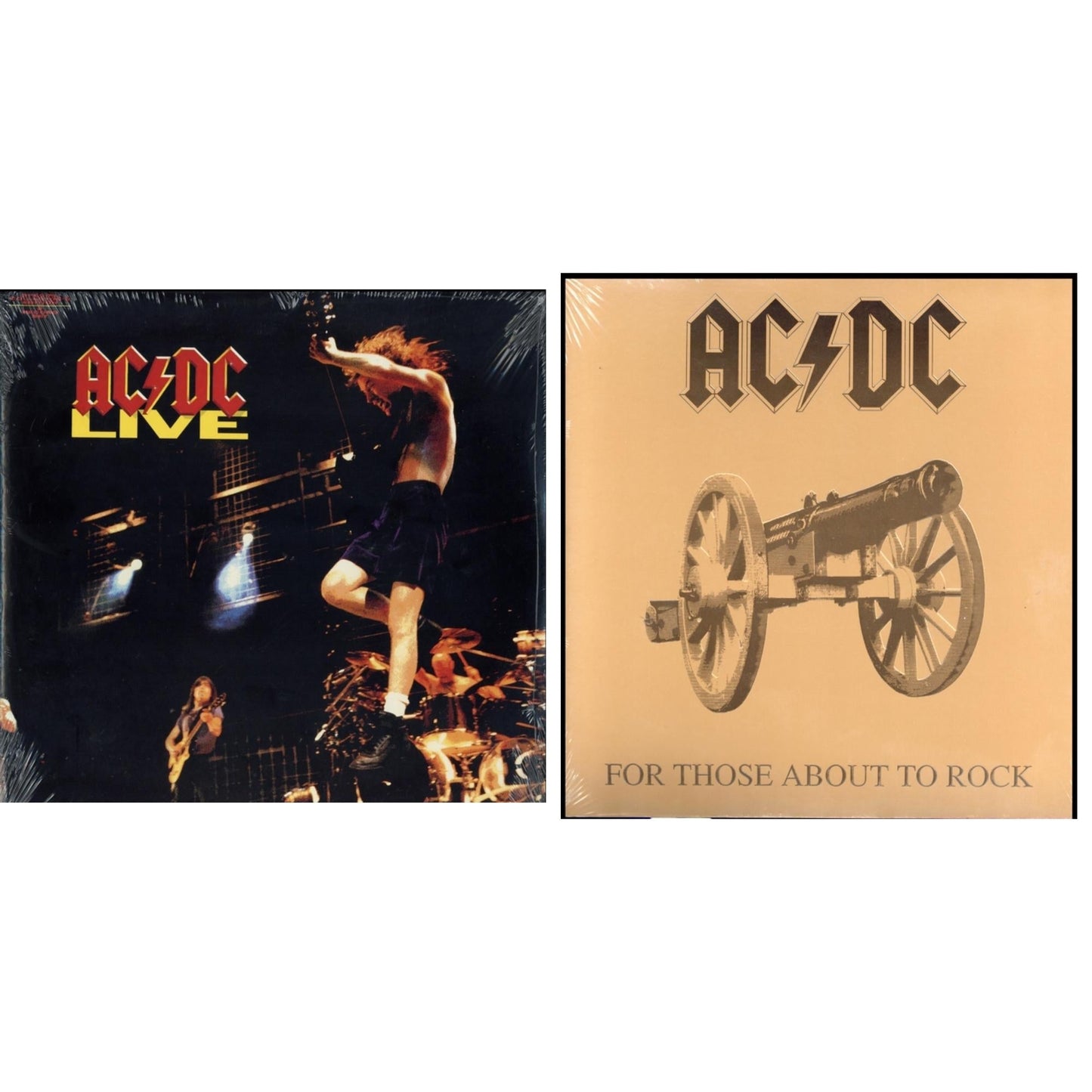 Ac/Dc - For Those About To Rock (180G) & Live (2LP/180G)