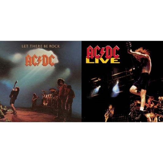 Ac/Dc - Let There Be Rock & Live - CD Bundle