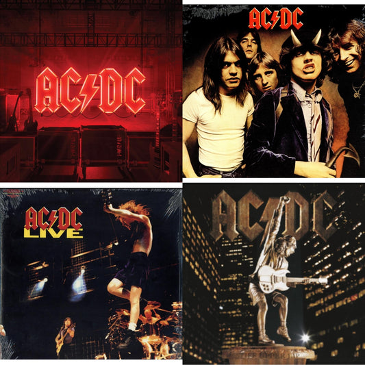 Ac/Dc - Power Up (180G/Gatefold Jacket/Inner Sleeve) & Highway To Hell (180G) & Live (2LP/180G) & Stiff Upper Lip (180G)