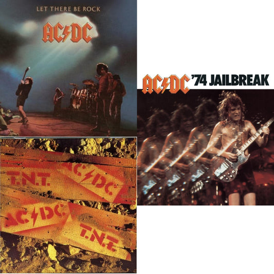 Ac/Dc - 74 Jailbreak & Let There Be Rock & Tnt - CD Bundle
