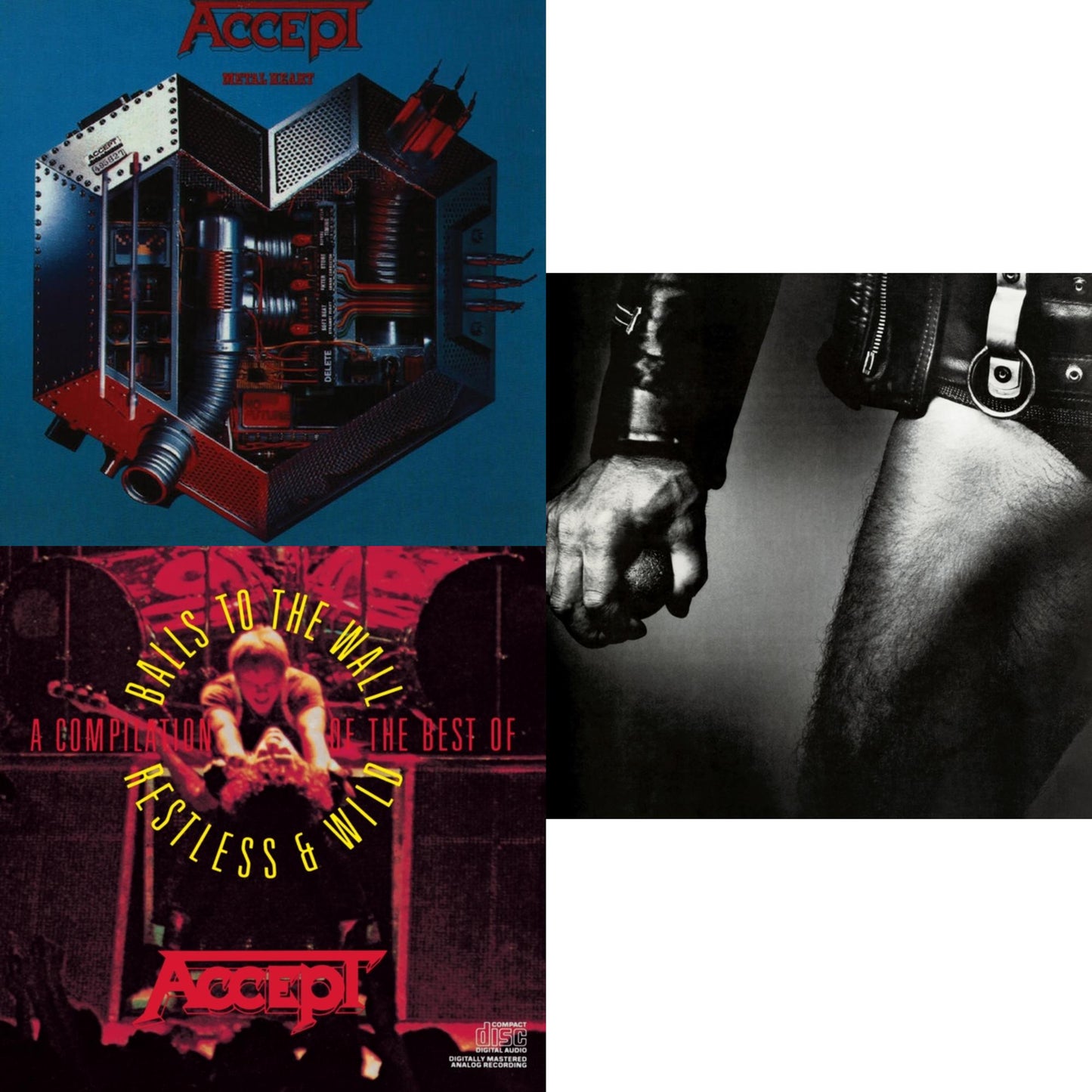 Accept - Balls To The Wall & Metal Heart & Compilation Best Of Balls To Wall / Restless & Wild - CD Bundle
