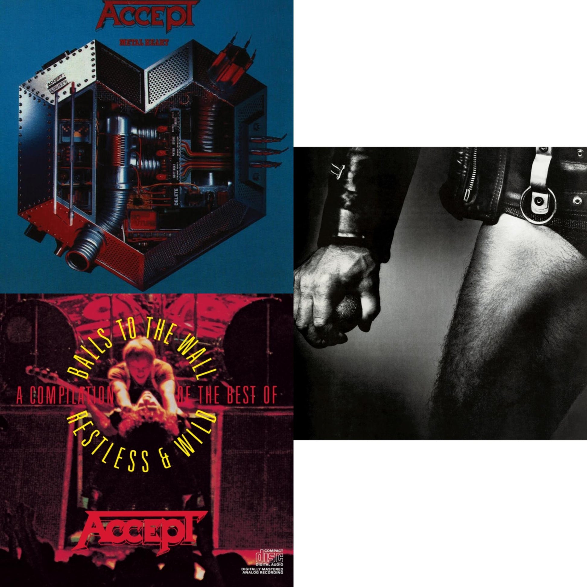 Accept - Balls To The Wall & Metal Heart & Compilation Best Of Balls To Wall / Restless & Wild - CD Bundle