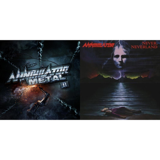 Annihilator - Metal Ii (Limited/Transparent Orange Vinyl/2LP) & Never, Neverland (180G)