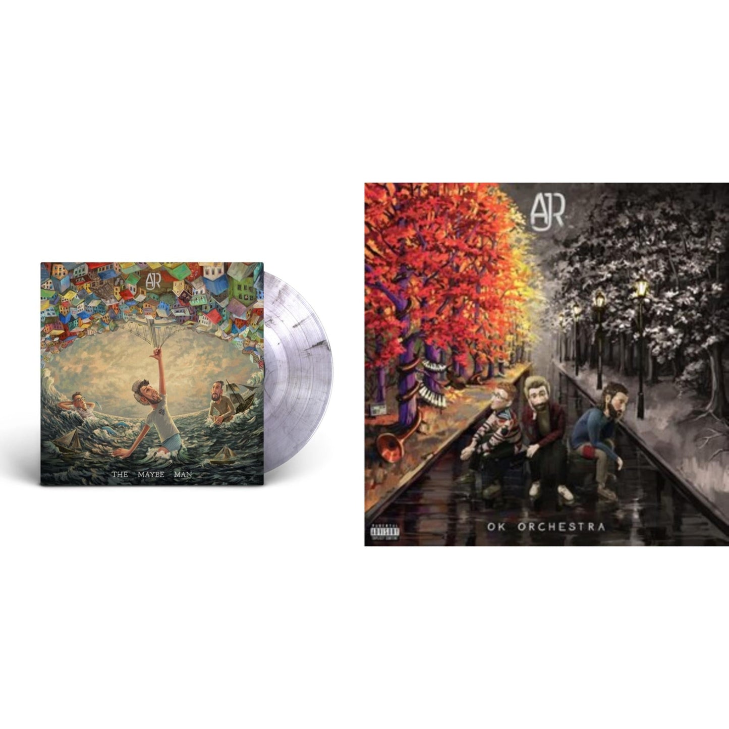 Ajr - Maybe Man (X) (Iridescent Pearlized Purple LP Vinyl) & Ok Orchestra