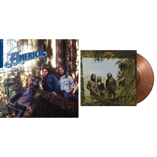 America - Now Playing & Hat Trick (Limited/Orange & Black Mixed/180G) - LP Vinyl Bundle
