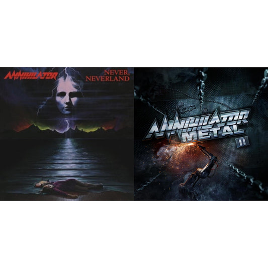Annihilator - Metal Ii (Limited/Transparent Orange Vinyl/2LP) & Never, Neverland (180G)