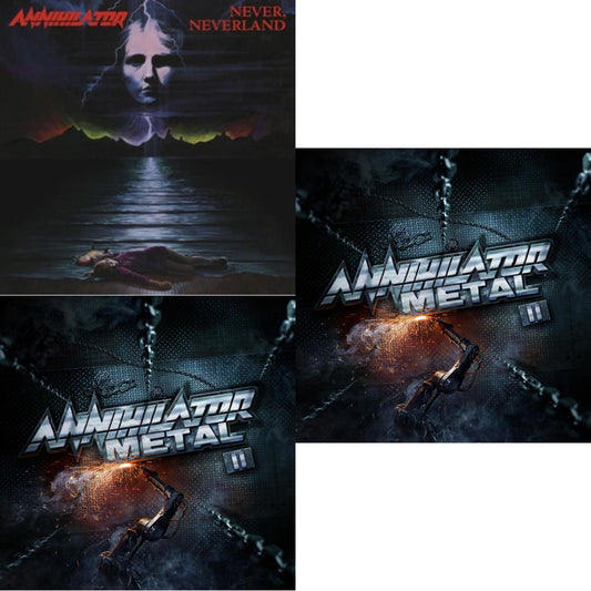Annihilator - Metal Ii (Limited/Transparent Orange Vinyl/2LP) & Metal Ii (Limited/Turquoise Vinyl/2LP) & Never, Neverland (180G)