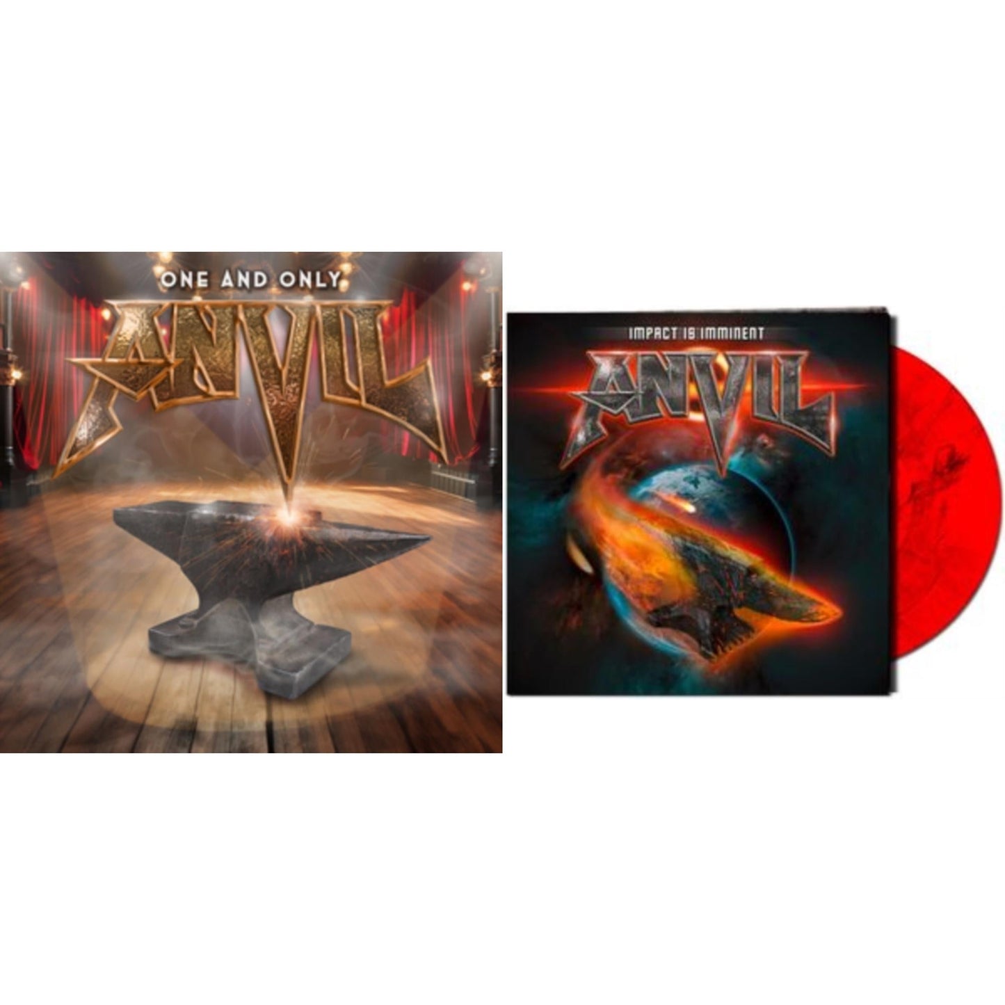 Anvil - Impact Is Imminent (Red/Black Marble LP Vinyl) & One & Only