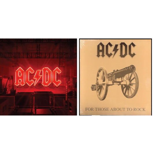Ac/Dc - Power Up (180G/Gatefold Jacket/Inner Sleeve) & For Those About To Rock (180G) - LP Vinyl Bundle