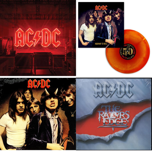 Ac/Dc - Power Up (180G/Gatefold Jacket/Inner Sleeve) & Highway To Hell (Orange Blend LP Vinyl) & Highway To Hell (180G) & Razor’S Edge (180G)