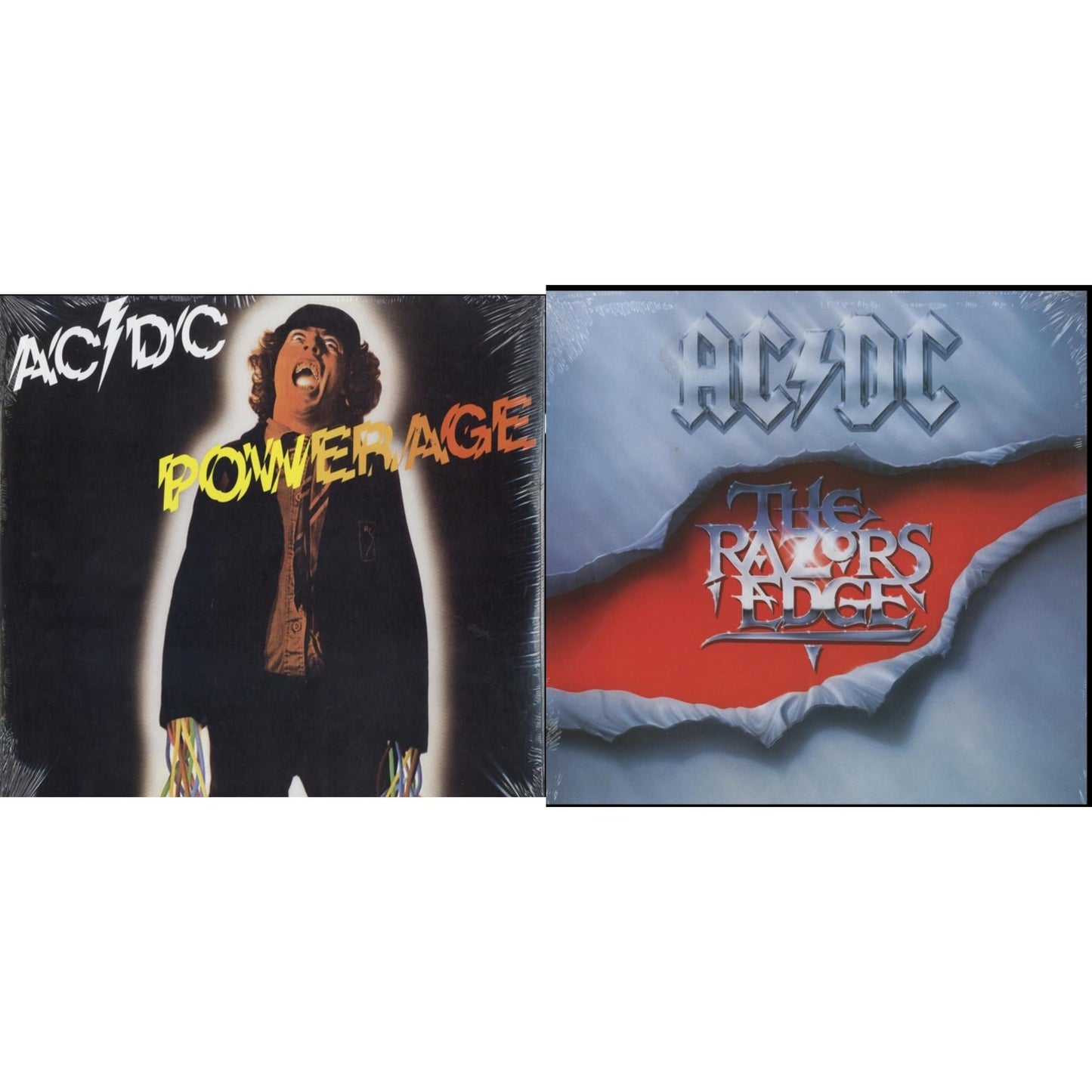 Ac/Dc - Powerage (180G) & Razor’S Edge (180G) - LP Vinyl Bundle