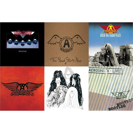 Aerosmith - 1971: The Road Starts Here & Greatest Hits & Rocks & Rock In A Hard Place & Live! Bootleg (2LP) & Draw The Line