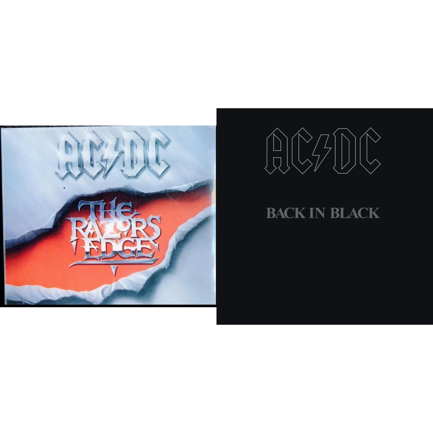 Ac/Dc - Back In Black & Razor's Edge - CD Bundle