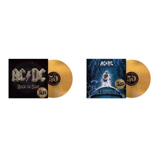 Ac/Dc - Rock Or Bust (50Th Anniversary/Gold Color LP Vinyl) & Ballbreaker (50Th Anniversary/Gold Color LP Vinyl)