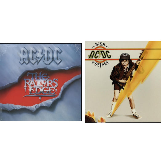 Ac/Dc - High Voltage (180G) & Razor’S Edge (180G) - LP Vinyl Bundle