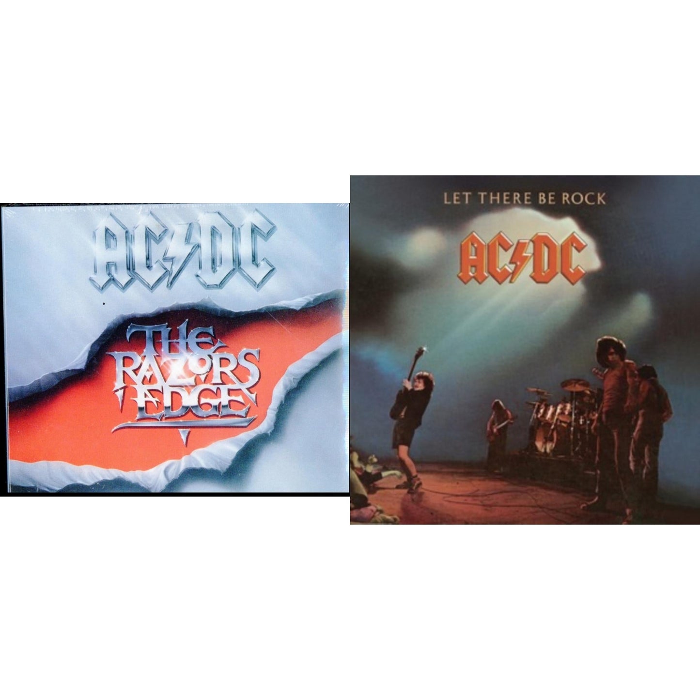 Ac/Dc - Let There Be Rock & Razor's Edge - CD Bundle
