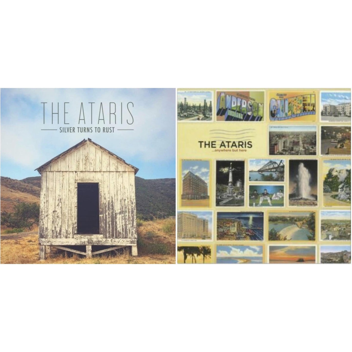 Ataris - Anywhere But Here (Yellow/Black Splatter LP Vinyl) & Silver Turns To Rust (Blue Haze LP Vinyl)