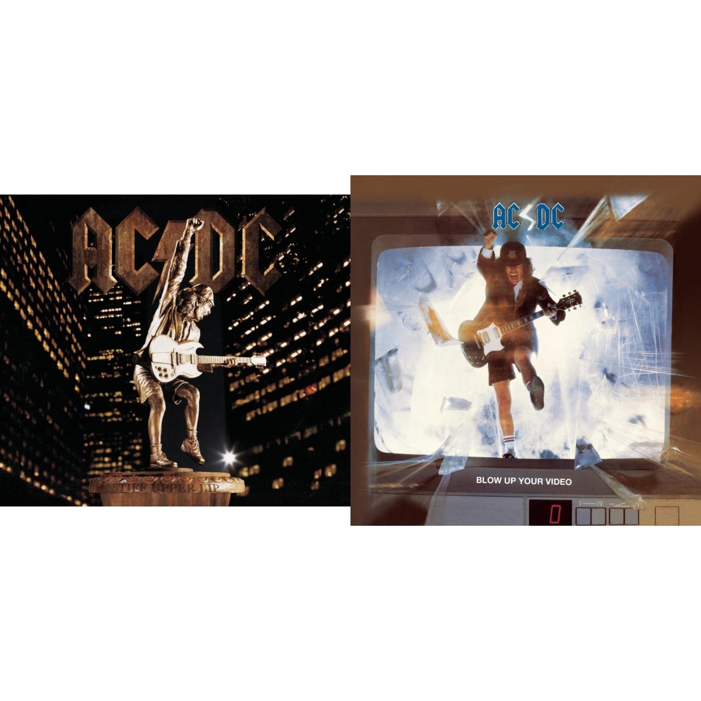 Ac/Dc - Stiff Upper Lip & Blow Up Your Video - CD Bundle
