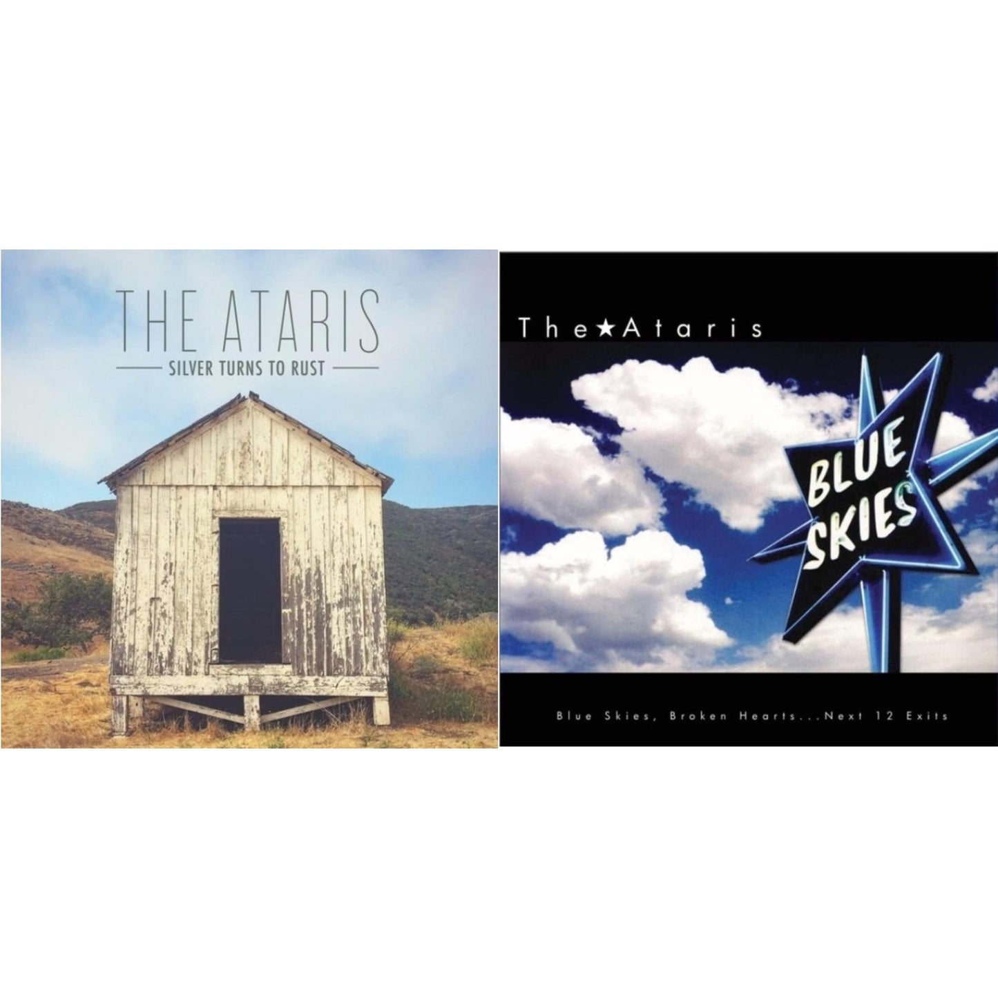 Ataris - Silver Turns To Rust (Blue Haze LP Vinyl) & Blue Skies, Broken Hearts (Blue/White LP Vinyl)