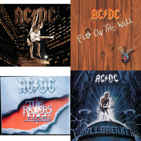 Ac/Dc - Razor's Edge & Ballbreaker & Stiff Upper Lip & Fly On The Wall - CD Bundle