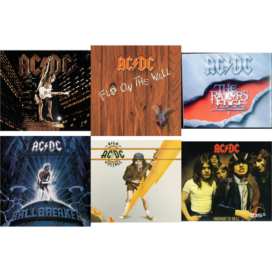 Ac/Dc - High Voltage & Highway To Hell & Razor's Edge & Ballbreaker & Stiff Upper Lip & Fly On The Wall - CD Bundle