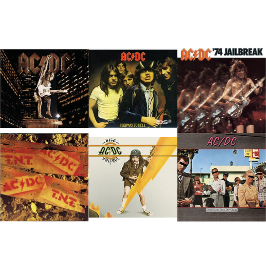 Ac/Dc - 74 Jailbreak & High Voltage & Dirty Deeds Done Dirt Cheap & Highway To Hell & Tnt & Stiff Upper Lip - CD Bundle