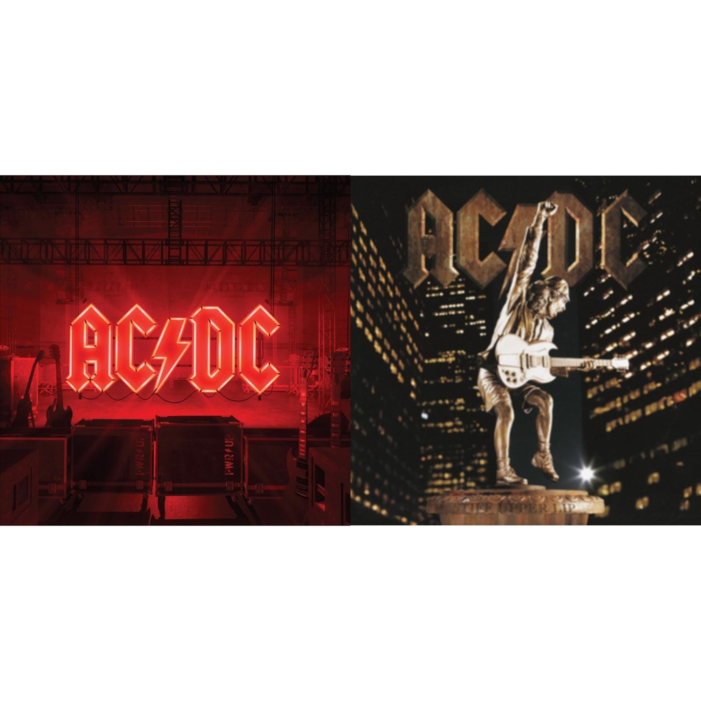 Ac/Dc - Power Up (180G/Gatefold Jacket/Inner Sleeve) & Stiff Upper Lip (180G) - LP Vinyl Bundle