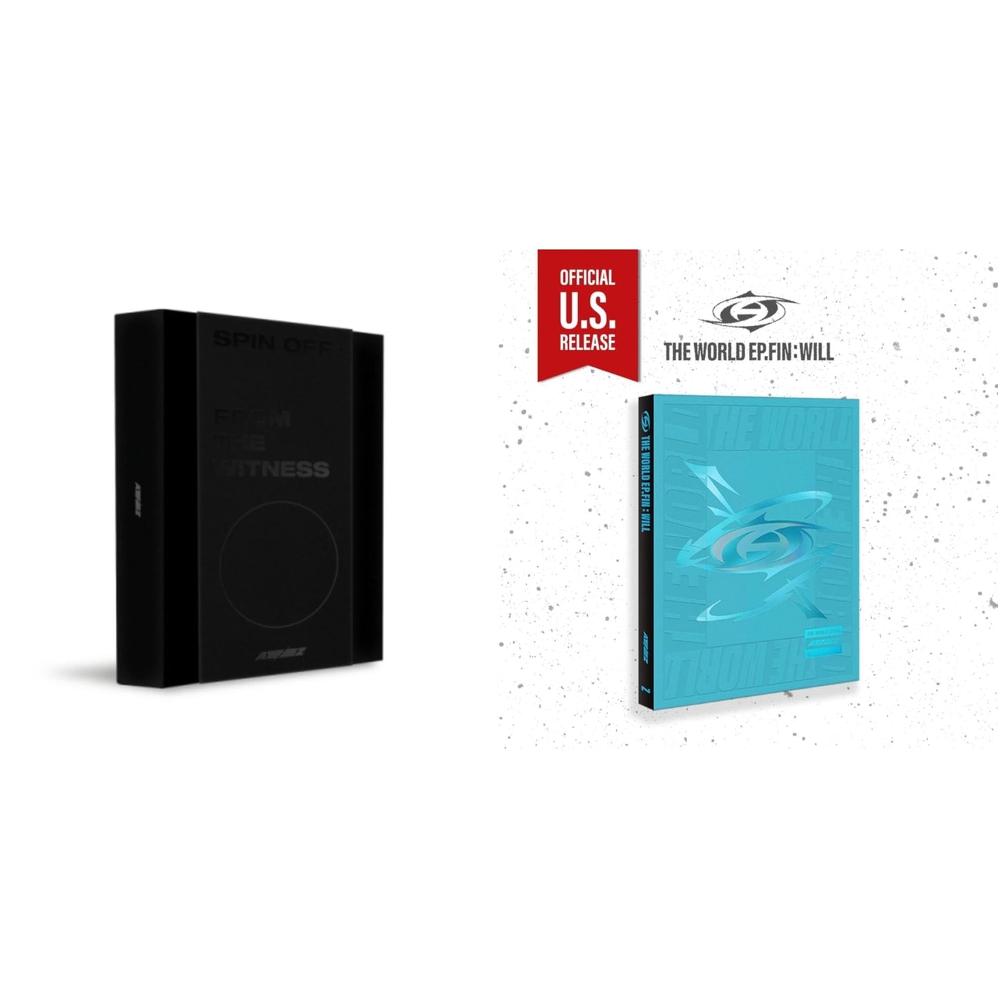 Ateez - Spin Off : From The Witness (Witness Version) (Limited) & World Ep.Fin : Will - (Z Ver.) (Us Basic) - CD Bundle