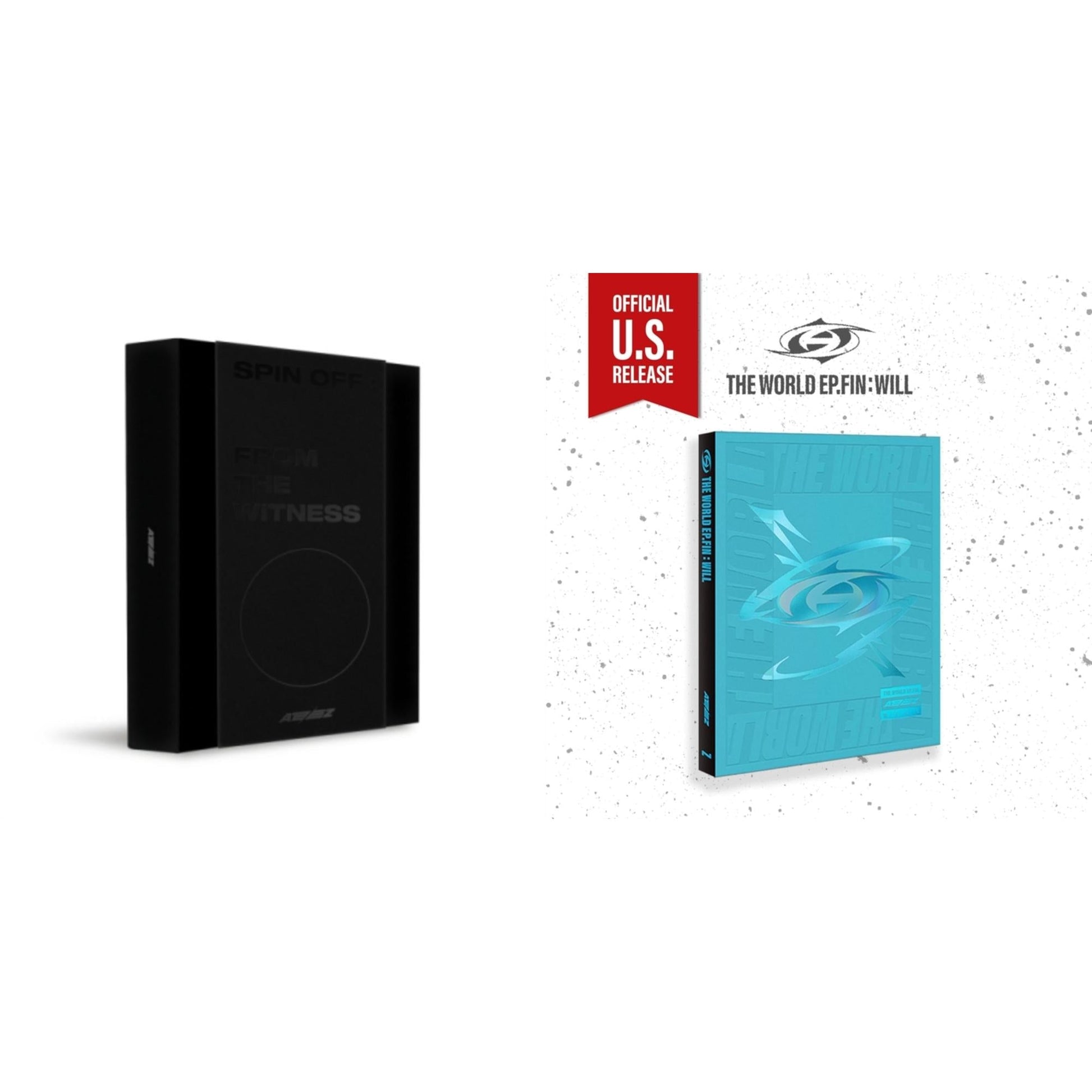 Ateez - Spin Off : From The Witness (Witness Version) (Limited) & World Ep.Fin : Will - (Z Ver.) (Us Basic) - CD Bundle
