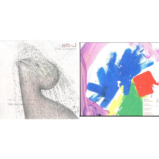 Alt-J - Dream & This Is All Yours (Neon Yellow LP Vinyl) Vinyl Record Bundle