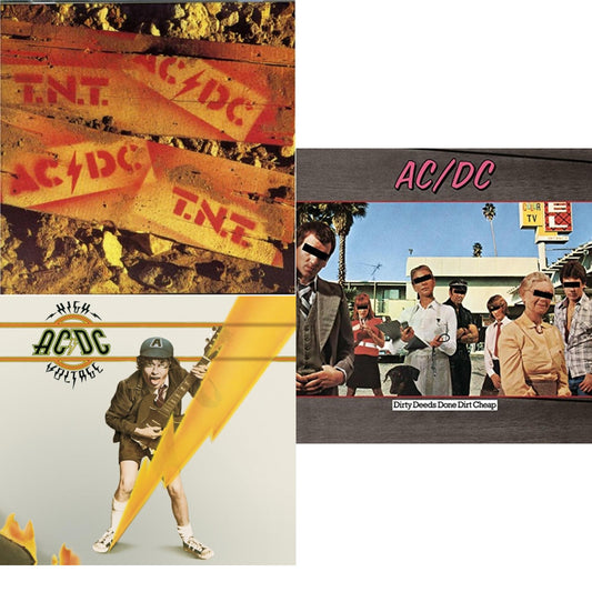 Ac/Dc - High Voltage & Dirty Deeds Done Dirt Cheap & Tnt - CD Bundle