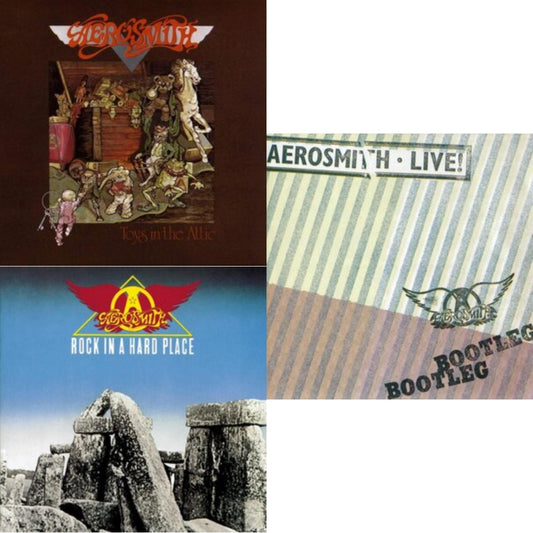 Aerosmith - Toys In The Attic & Rock In A Hard Place & Live! Bootleg (2LP)