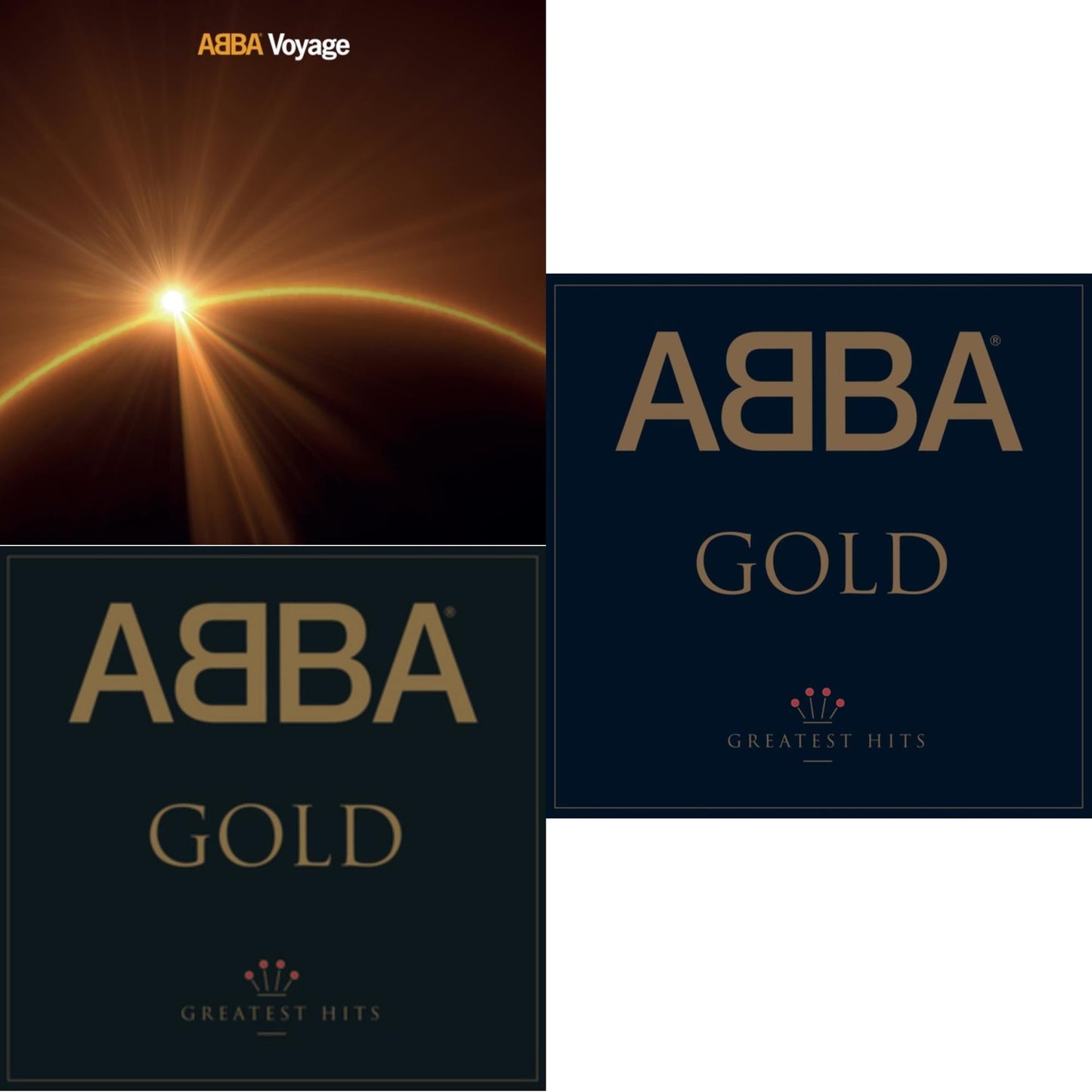 Abba - Voyage & Gold (2LP) & Gold - Greatest Hits (Picture Disc/2LP)
