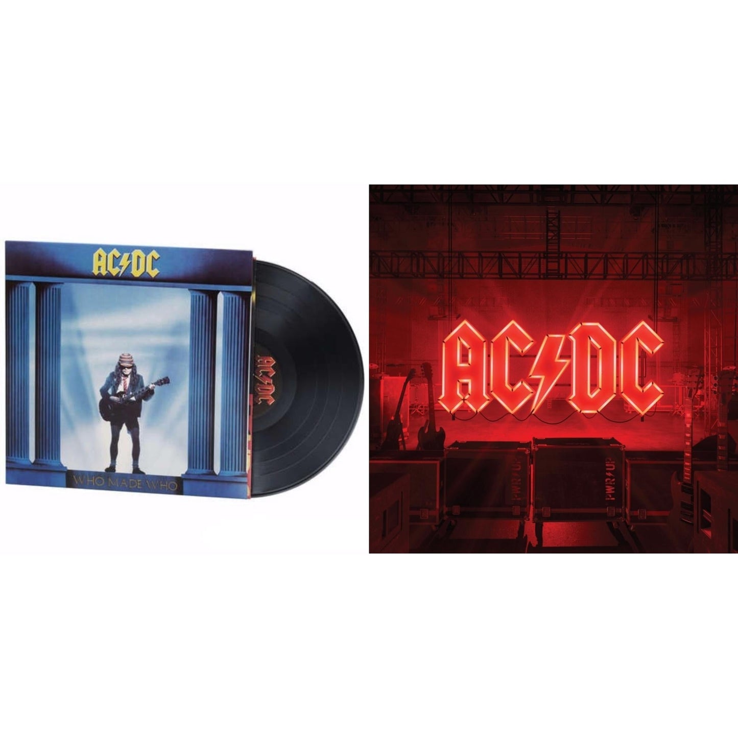 Ac/Dc - Power Up (180G/Gatefold Jacket/Inner Sleeve) & Who Made Who (180G) - LP Vinyl Bundle