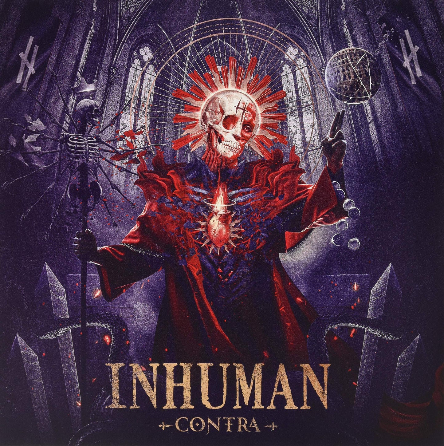 Inhuman - Contra [LP] Vinyl Record Album Cover