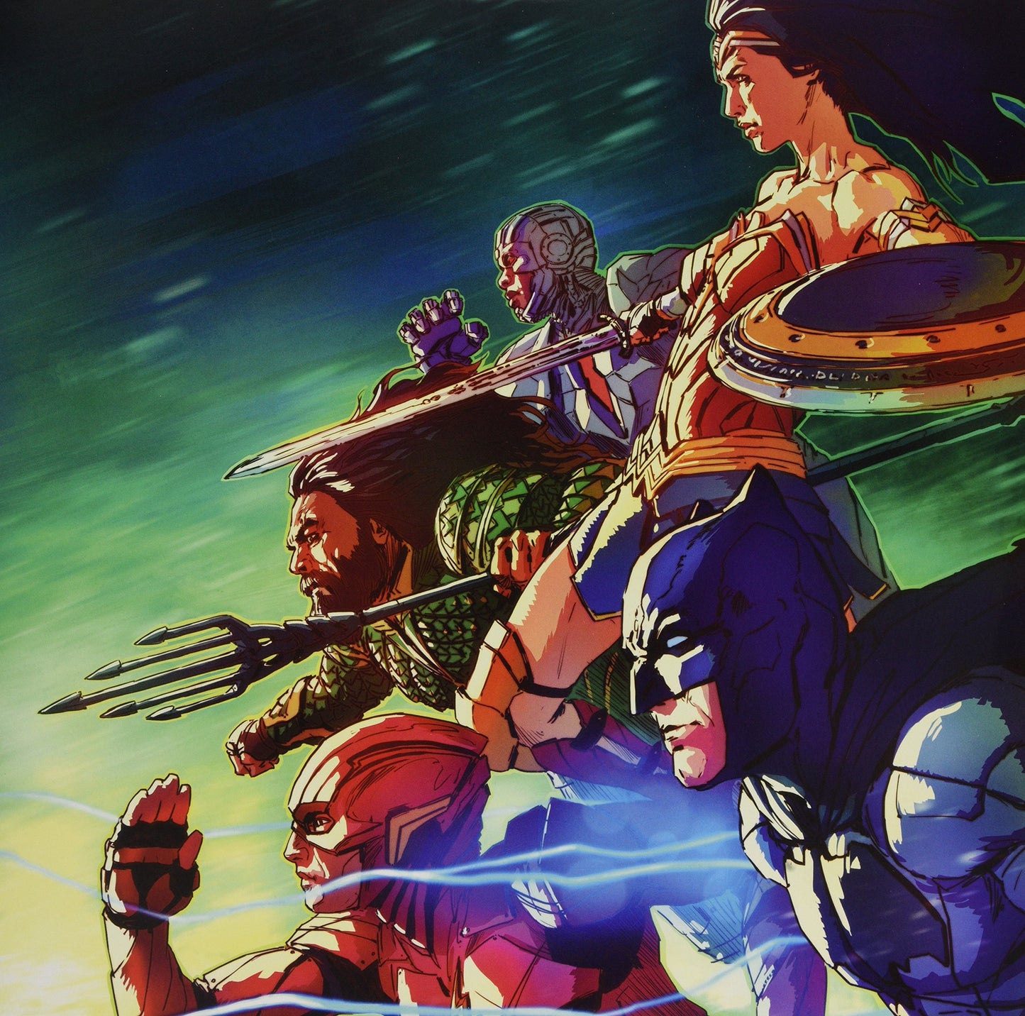 Danny Elfman (Colv) (Slv) - Justice League / O.S.T. [Colored Vinyl] (Slv) Vinyl Record Album Cover