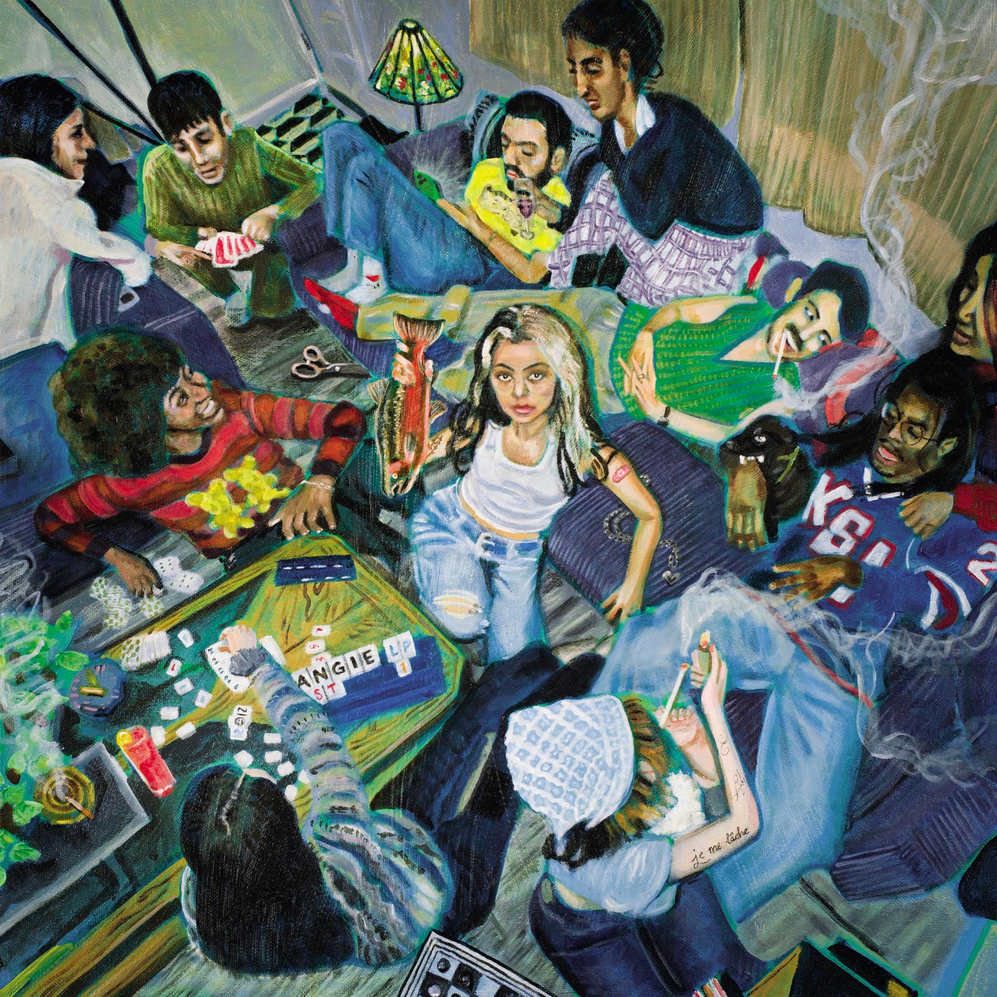 Spill Tab - Angie (Blue) [Clear Vinyl] (Grn) Vinyl Record Album Cover