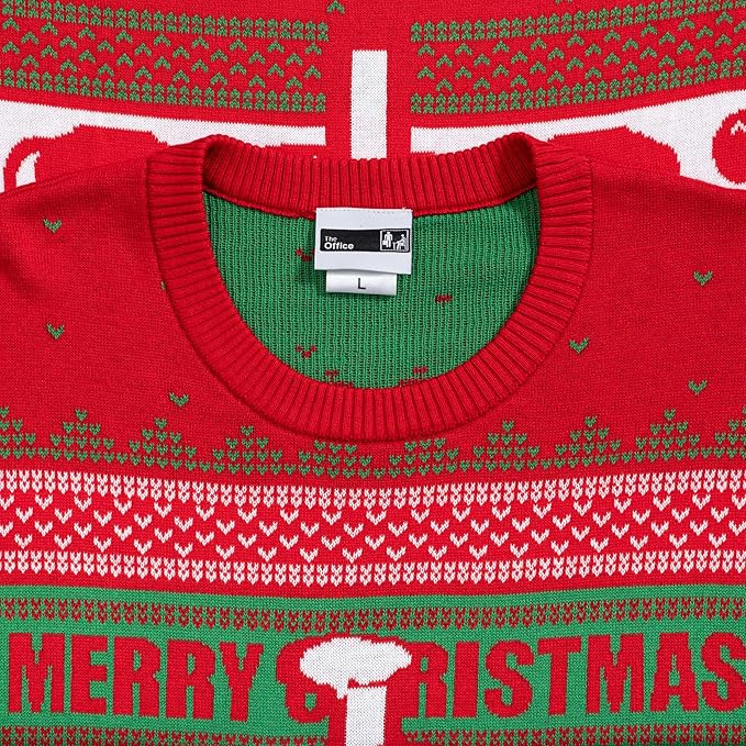 The Office Dunder Mifflin Paper Company Merry Snow Ugly Christmas Sweater