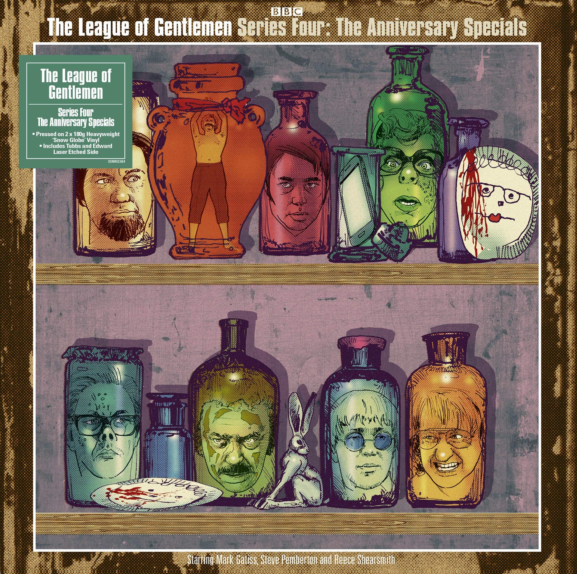 League Of Gentlemen - League Of Gentlemen: Series 4 [180-Gram 'Snowglobe' Clear Vinyl] Vinyl Record Album Cover