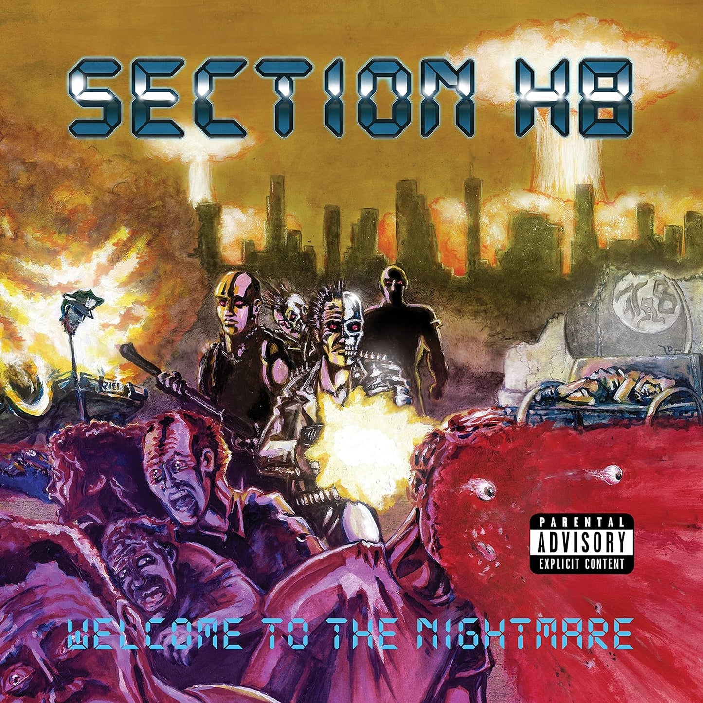 SECTION H8 - Welcome To The Nightmare [LP] Vinyl Record Album Cover