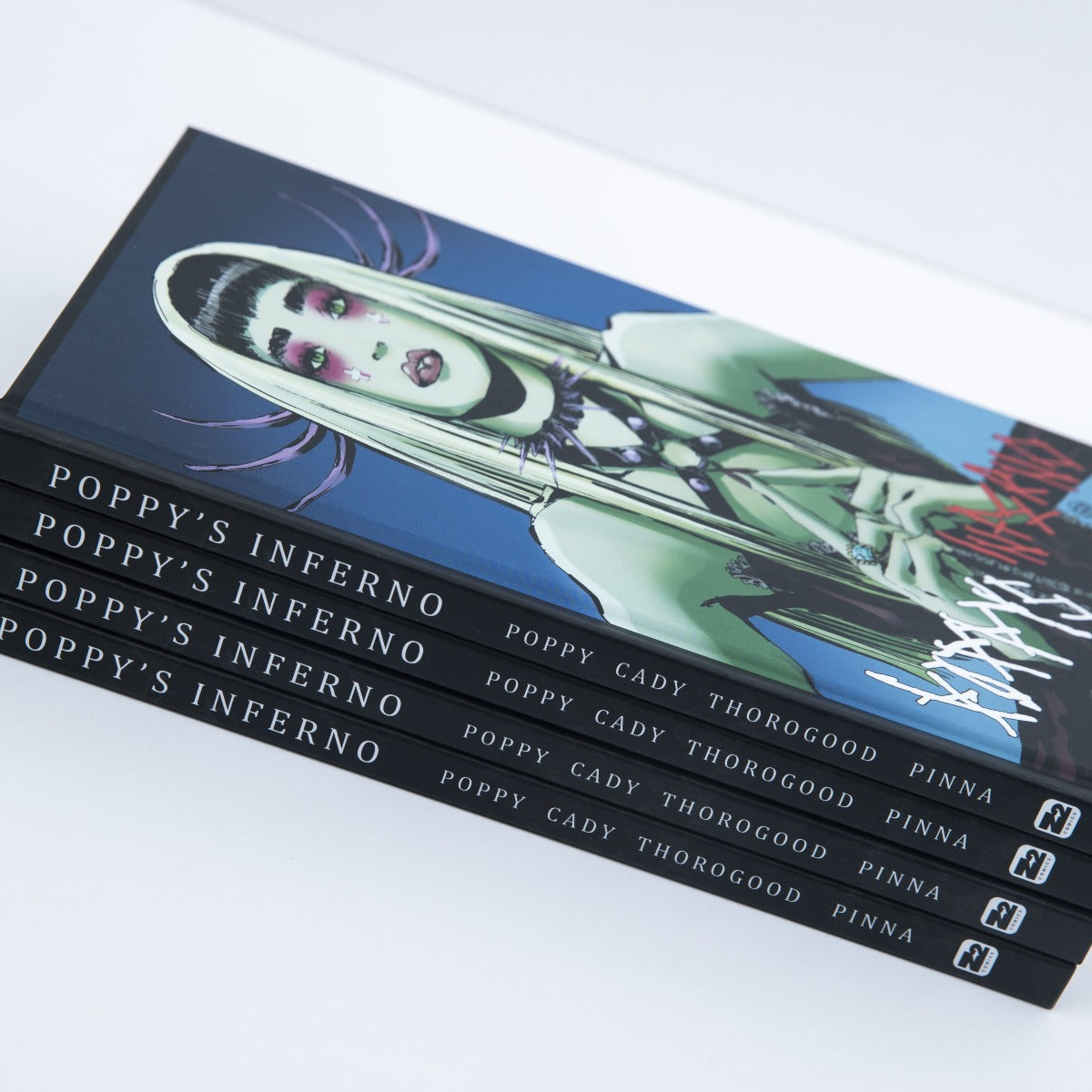 Poppy Poppy's Inferno Hardcover BLUE Variant Book