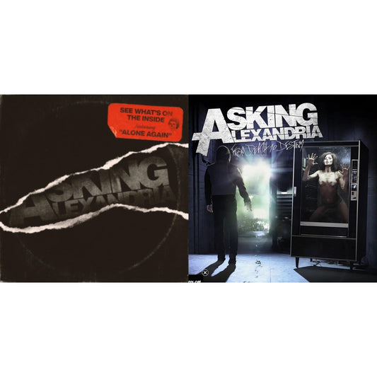 Asking Alexandria - From Death To Destiny (Ultra Clear/Multicolor Splatter Vinyl/2LP) & See What's On The Inside (Deluxe)