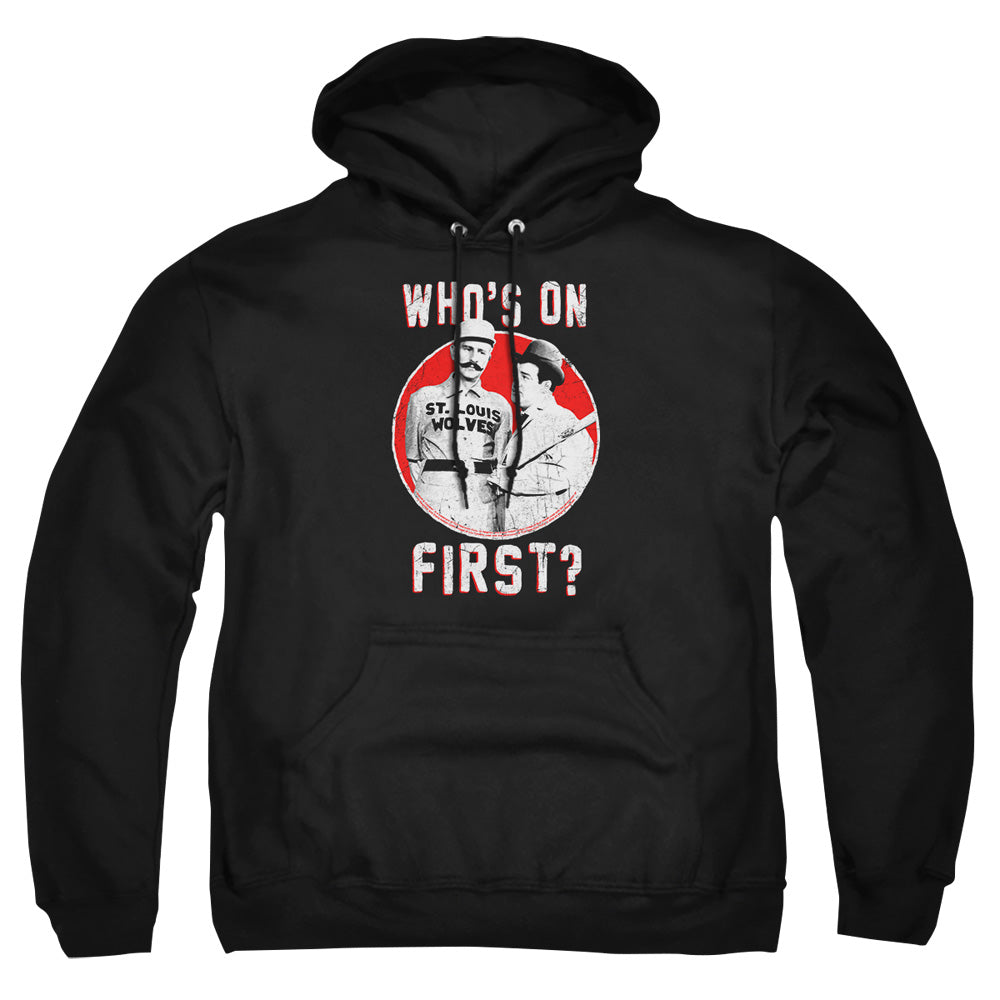 Abbott & Costello First Mens Hoodie Black Officially Licensed